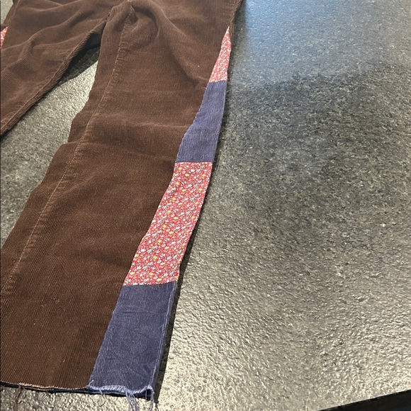 NWOT Urban Renewal Remade Floral Insert Cord Flared Pant - Picture 10 of 10